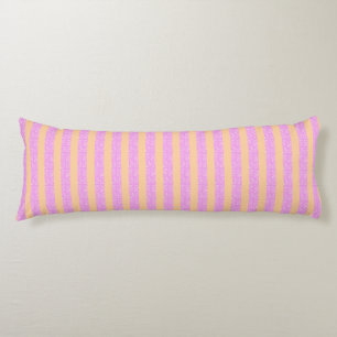 Coussins Longs Rose Géométrique