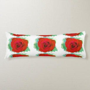 Coussins Longs Rose rouge