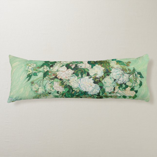 Coussins Longs Roses - Bouquet de fleurs (Devant)