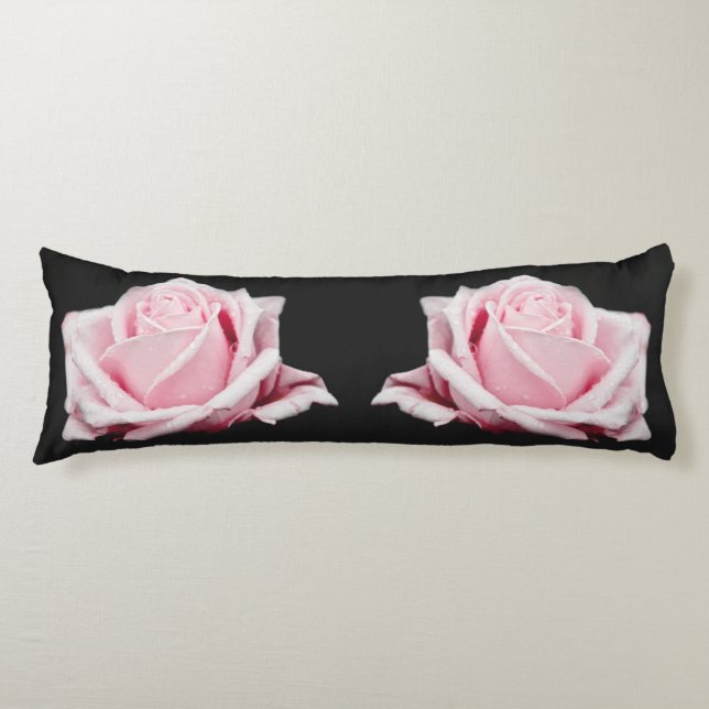 Coussins Longs Roses roses roses délicates (Devant)