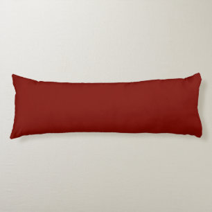 Coussins Longs Rouge de grange (couleur unie)