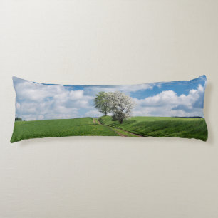 Coussins Longs Route de terre et pommiers