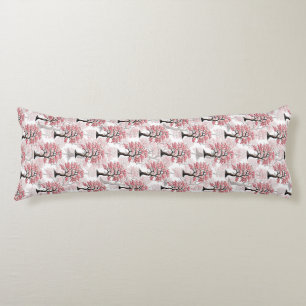 Coussins Longs Sakura Rose Cherry Fleur Arbre Design