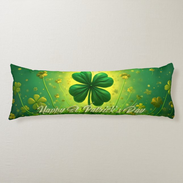 Coussins Longs Salutations pour la Saint-Patrick (Devant)