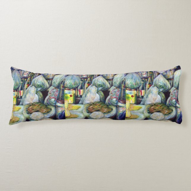 Coussins Longs Saveurs séchées à Singapour (Devant)