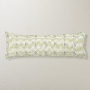 Coussins Longs Serengeti Safari Chevron avec Pop Art Giraffe
