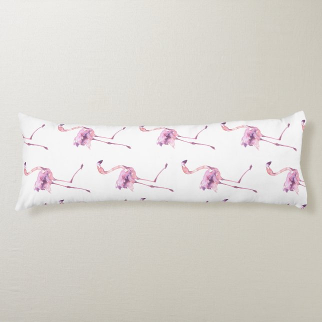 Coussins Longs Série Flamant Tendre Design 5  (Devant)