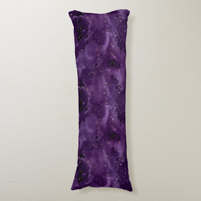 Coussins Longs Série Galaxy Violet Design 8 (Devant (Vertical))
