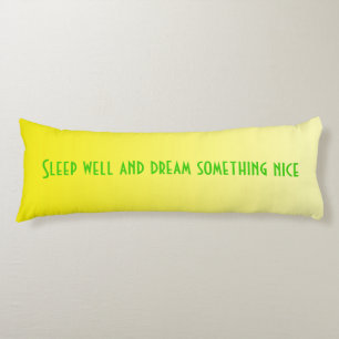 Coussins Longs SEULEMENT dégradés de COULEUR - jaune citron + vot