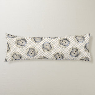 Coussins Longs Shetland Sheepdog Puppy Peinture Sheltie Chien Art