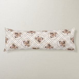Coussins Longs Shetland Sheepdog Puppy Peinture Sheltie Chien Art