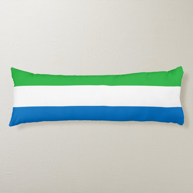 Coussins Longs Sierra Leone Flag (Devant)