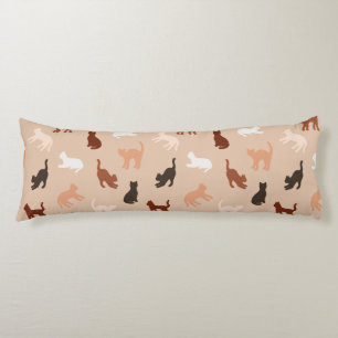 Coussins Longs Silhouette de chat