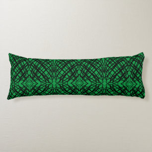 Coussins Longs Simple Scribble Carreaux miroir Vert