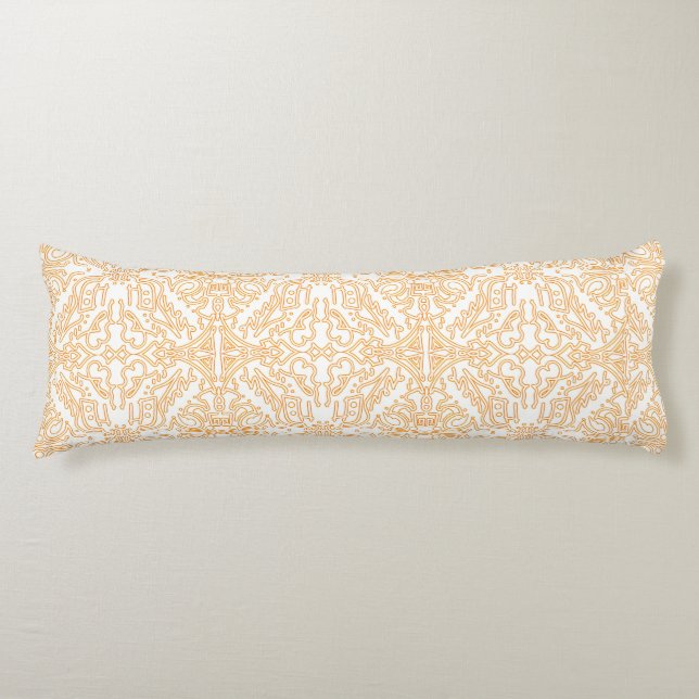 Coussins Longs Solar Flare Gold Damask Phone / iPad case (Devant)