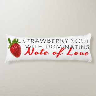 Coussins Longs Soul aux fraises