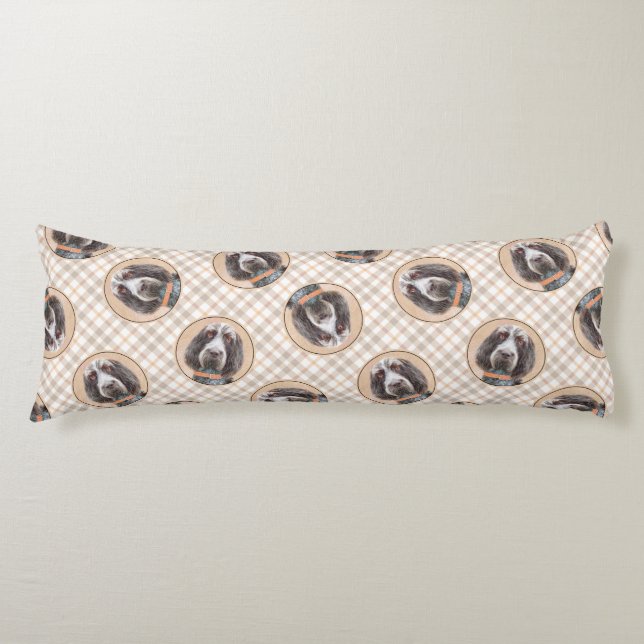 Coussins Longs Spinone Italiano Peinture Roan Brown Cute Chien Ar (Devant)