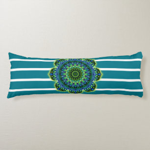 Coussins Longs Stripes Motif essence & Mandala + backg.
