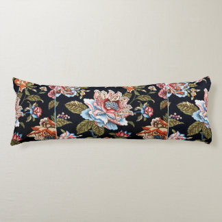 Coussins Longs Style rétro Ornement floral multicolore