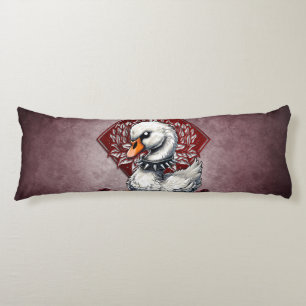 Coussins Longs Swan Punk : Le rebelle plumé.