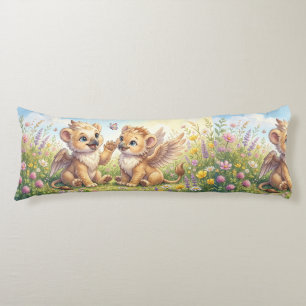 Coussins Longs Sweet Baby Griffins – Papillon Prairie Fantastique