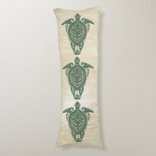 Coussins Longs Symbole de la tortue de mer chamanique + vos idées