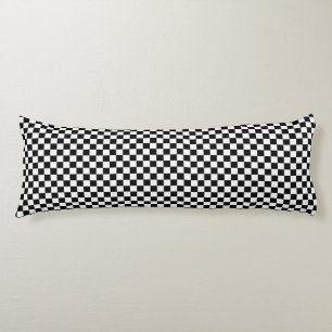 Coussins Longs Tableau de bord classique noir et blanc par STaylo