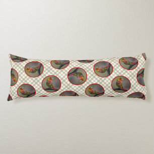Coussins Longs Tangara écarlate en mue Photographie originale