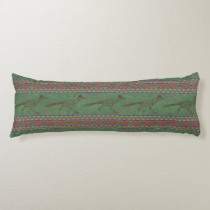 Coussins Longs Tapis de corps vert sauge Roadrunner Southwest