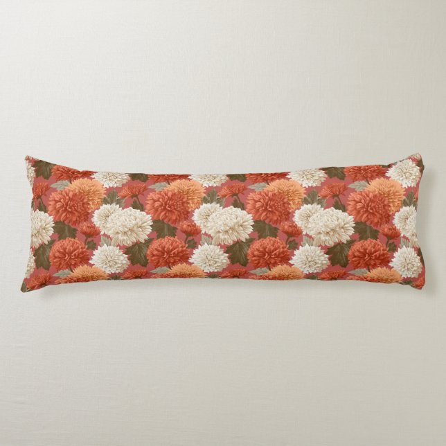 Coussins Longs Tapis de sol texturé Chrysanths Décor artistique d (Devant)