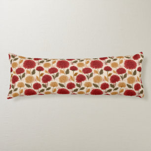 Coussins Longs Tapisserie Chrysanths Accueil Style Boho Mousse Mé