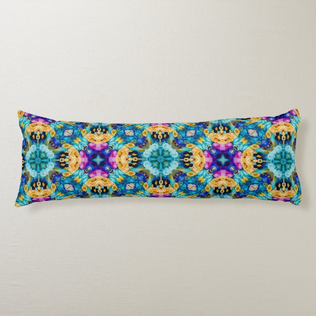 Coussins Longs Tapisserie Fleurie Aurore (Devant)