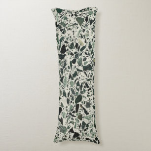 Coussins Longs Terrazzo Vert Moderne