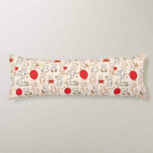 Coussins Longs Texture avec le nounours