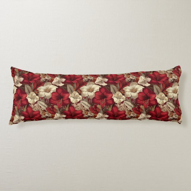 Coussins Longs Texture d'Amaryllis Décoration Côtière Canapé Hawa (Devant)