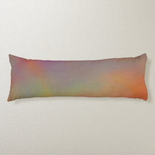 Coussins Longs Texture de marbre rose et orange