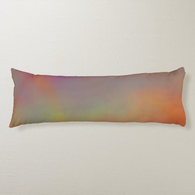 Coussins Longs Texture de marbre rose et orange (Devant)
