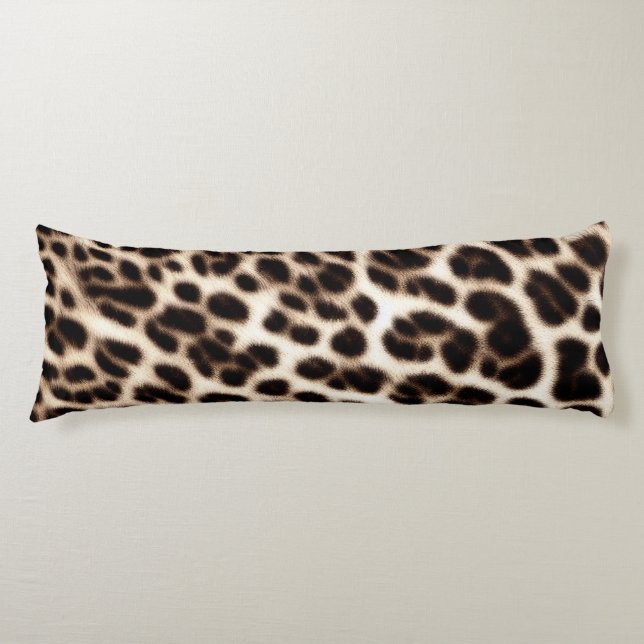 Coussins Longs texture poster de animal peau de fourrure cheetah  (Devant)