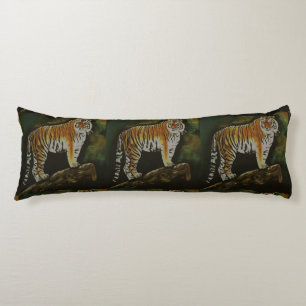 Coussins Longs Tiger debout Safari Animal Art