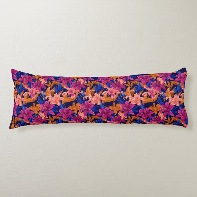 Coussins Longs Tissu de lys Cozy Home Canapé unique (Devant)