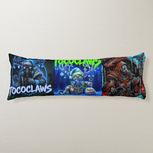Coussins Longs TOCOCLAWS Traqueur de Friches Radioactives : Goule (Devant)