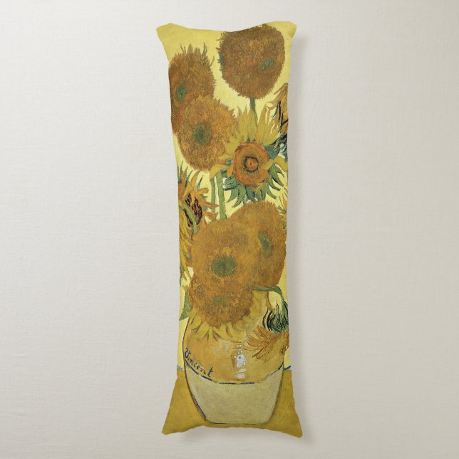 Coussins Longs Tournesols de Vincent van Gogh |, 1888 (Devant (Vertical))