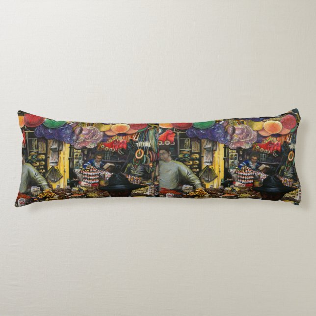 Coussins Longs Traditions de l'ancien commerce, Jérusalem (Devant)