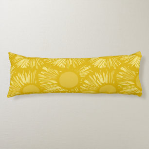Coussins Longs Tranches d'ananas jaune fruit tropical Hawaï