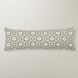 Coussins Longs Trellis en lin