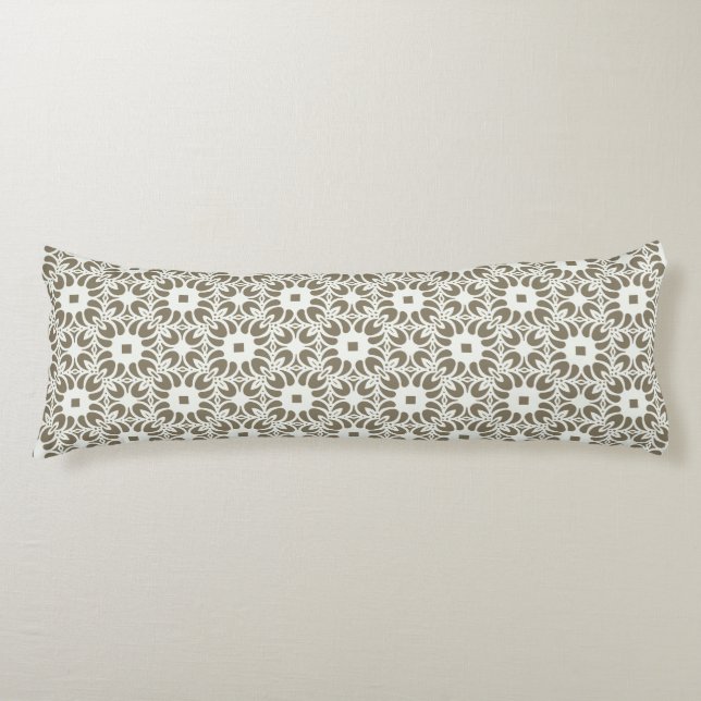 Coussins Longs Trellis en lin (Devant)