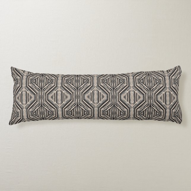 Coussins Longs Trellis Moderne Carrés et diamants (Devant)
