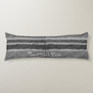 Coussins Longs tricoté à la main conception amusante rayée en 