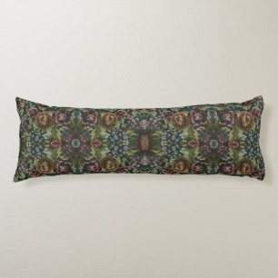 Coussins Longs Trousse de toilette vintage fleurie version 2 de g