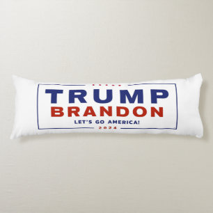 Coussins Longs Trump Brandon 2024™ Élection Oreiller de l'orga